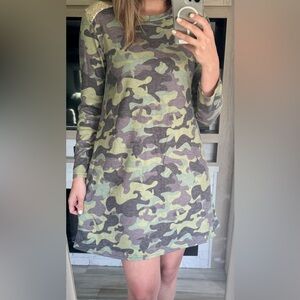 Simply Southern | Camo Sequin Dress | Size S & M